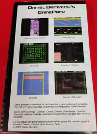 Daniel Bienvenu's Game Pack:  13-in-1 Box Art