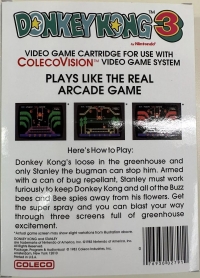 Donkey Kong 3 Box Art