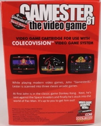 Gamester 81:  The Video Game (red) Box Art