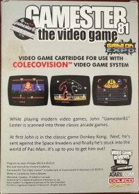 Gamester 81:  The Video Game (Game On Expo) Box Art