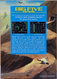 Bounty Bob Strikes Back! Box Art