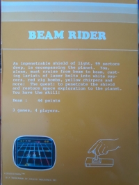 Beam Rider Box Art