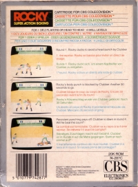 Rocky Super Action Boxing Box Art