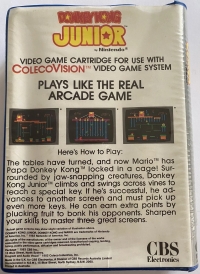 Donkey Kong Junior Box Art