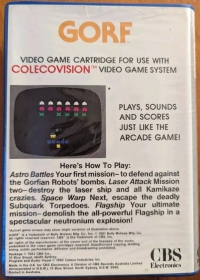 Gorf Box Art