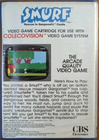 Smurf (clamshell / CBS label) Box Art