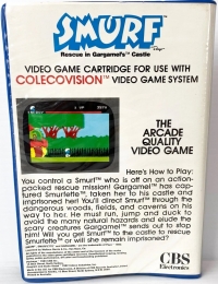 Smurf (clamshell / Coleco label) Box Art