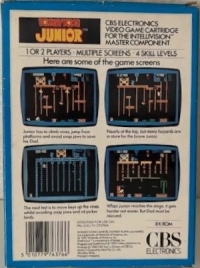 Donkey Kong Junior [UK] Box Art