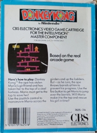 Donkey Kong (cartoon gorilla) Box Art