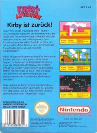 Kirby's Adventure [DE] Box Art