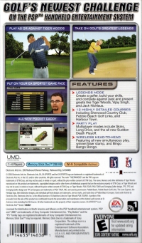 Tiger Woods PGA Tour (1483821) Box Art