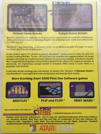 Boulder Dash (yellow box) Box Art