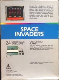 Space Invaders (Atari Corp.) Box Art