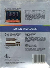 Space Invaders (small title) Box Art