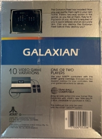 Galaxian (Atari, Inc. / large title) Box Art