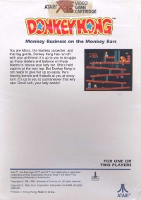 Donkey Kong Box Art