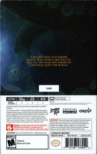 Legacy of Kain: Soul Reaver 1 & 2 Remastered (slipcover) Box Art