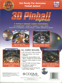 3D Pinball Express Box Art