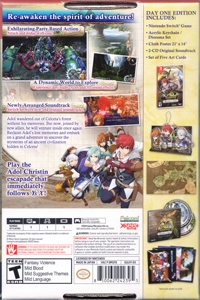 Ys Memoire: Revelations in Celceta - Day One Edition Box Art