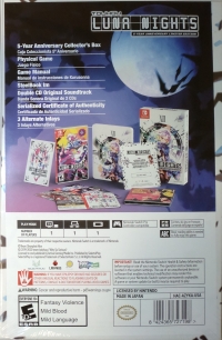 Touhou Luna Nights - 5-Year Anniversary Limited Edition Box Art
