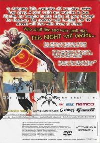 Vampire Night (Not to Be Sold Separately) Box Art