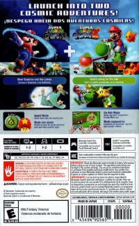 Super Mario Galaxy + Super Mario Galaxy 2 Box Art