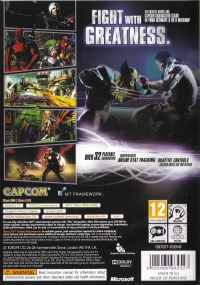 Marvel vs. Capcom 3: Fate of Two Worlds Box Art