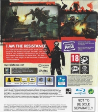 Resistance 3 (Not to be Sold Separately) Box Art