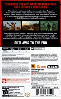 Red Dead Redemption (65354-3) Box Art
