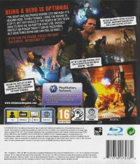 inFamous 2 (yellow dot) Box Art