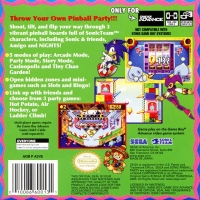 Sonic Pinball Party Box Art