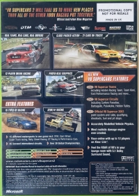 V8 Supercars: Australia 2 (Not for Resale) Box Art