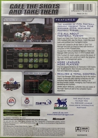 Total Club Manager 2004 Box Art