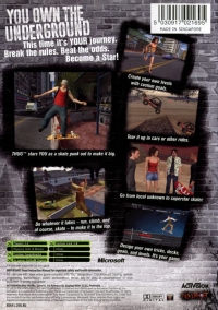 Tony Hawk's Underground Box Art