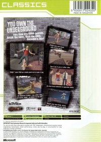Tony Hawk's Underground - Classics Box Art