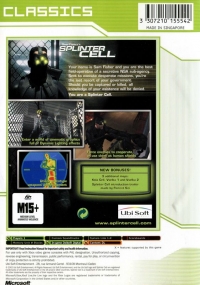 Tom Clancy's Splinter Cell - Classics Box Art