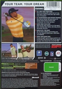 Tiger Woods PGA Tour 07 Box Art