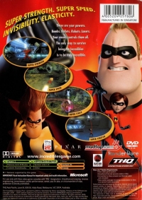Disney/Pixar The Incredibles Box Art