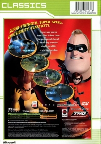 Disney/Pixar The Incredibles - Classics Box Art