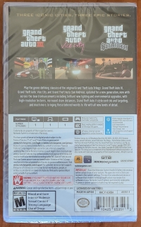 Grand Theft Auto: The Trilogy: The Definitive Edition Box Art