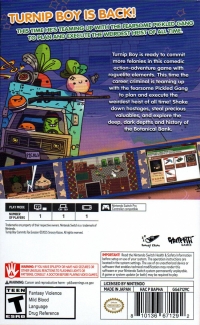 Turnip Boy Robs a Bank Box Art