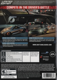 Shift 2: Unleashed - Limited Edition Box Art
