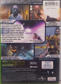 Chronicles of Riddick, The: Escape From Butcher Bay Box Art