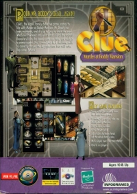 Clue: Murder at Boddy Mansion Box Art
