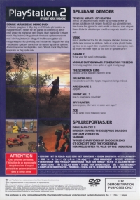 PlayStation 2 Offisielt Norsk Magazine Demo Disc 05 Box Art