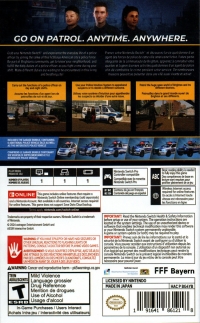 Police Simulator: Patrol Officers: Nintendo Switch Extended Edition Box Art