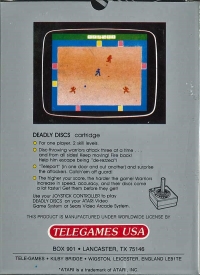Deadly Discs Box Art