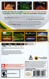 Golden Tee Arcade Classics Box Art
