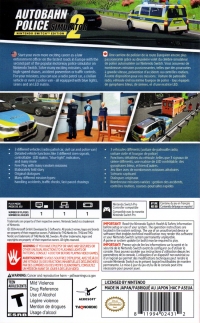Autobahn Police Simulator 2: Nintendo Switch Edition Box Art