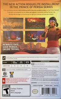 Rogue Prince of Persia, The Box Art